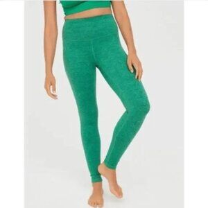 OFFLINE Aerie The Hugger High Waisted Pocket Legging Green Alpine